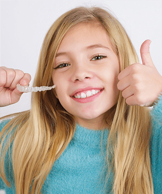 Invisible braces